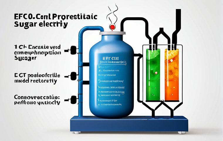 바이오 연료 전지 - **Prompt:** "A clean and modern laboratory setting with a scientist examining a Microbe Fuel Cell (M...