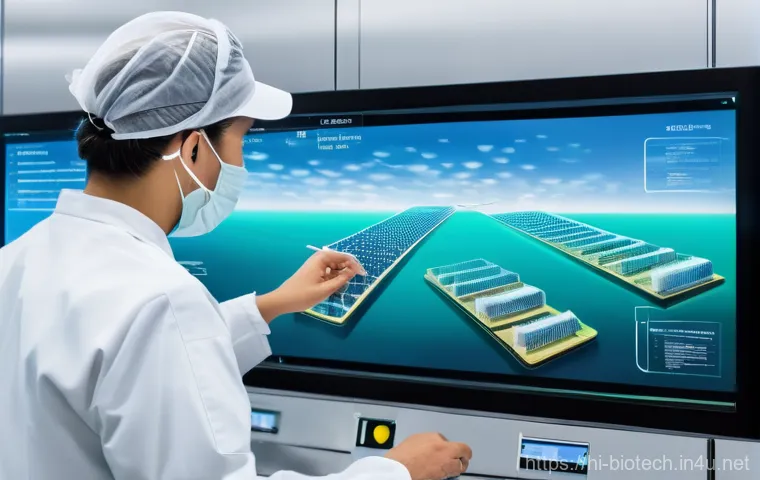 바이오 분석 기술 - **Prompt:** A serene, optimistic scene depicting personalized medicine in action. A kind, profession...